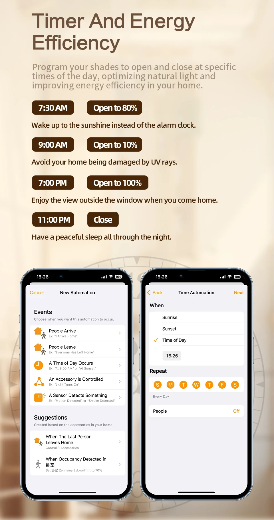 ZemiSmart Matter Thread Rolladenmotor Wiederaufladbarer Motor Kompatibel mit Homey HomeKit Google Home Assistant SmartThings MTP1 – Detail 6