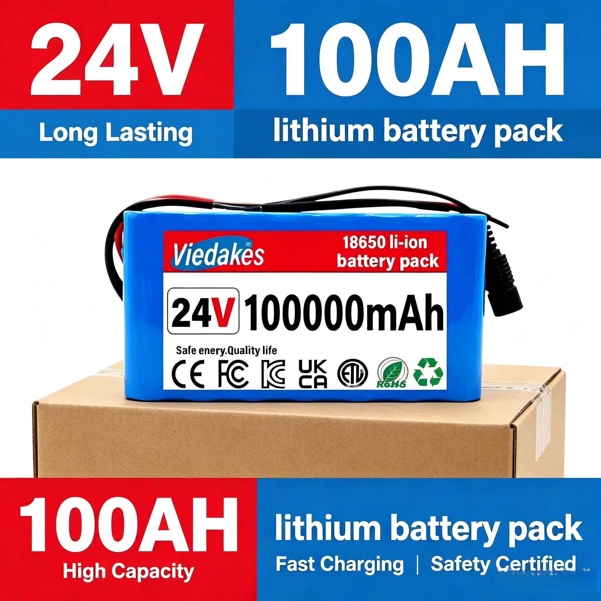 

24V 7S3P 21700 Li-Ion Battery Pack Lithium Batteries for Electric Motor Sccooter Toys Drill With 29V 2A Charger