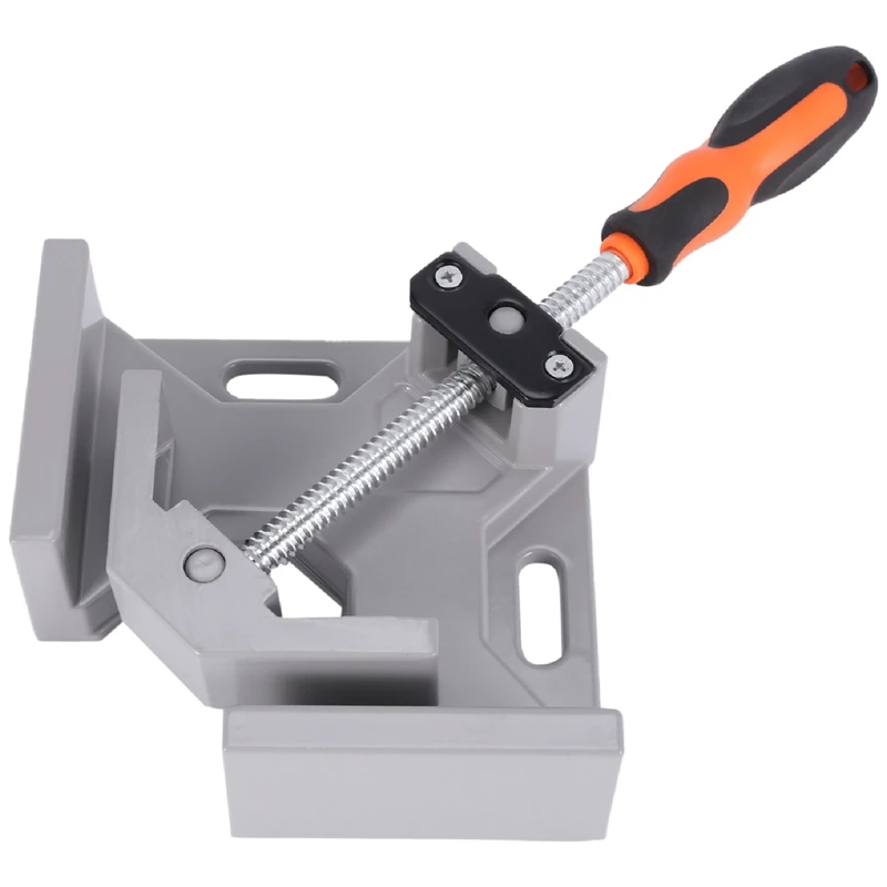 Aluminum Single Handle 90 Degree Right Angle Clamp Angle Clamp Woodworking Frame Clip Right Angle Folder Tool