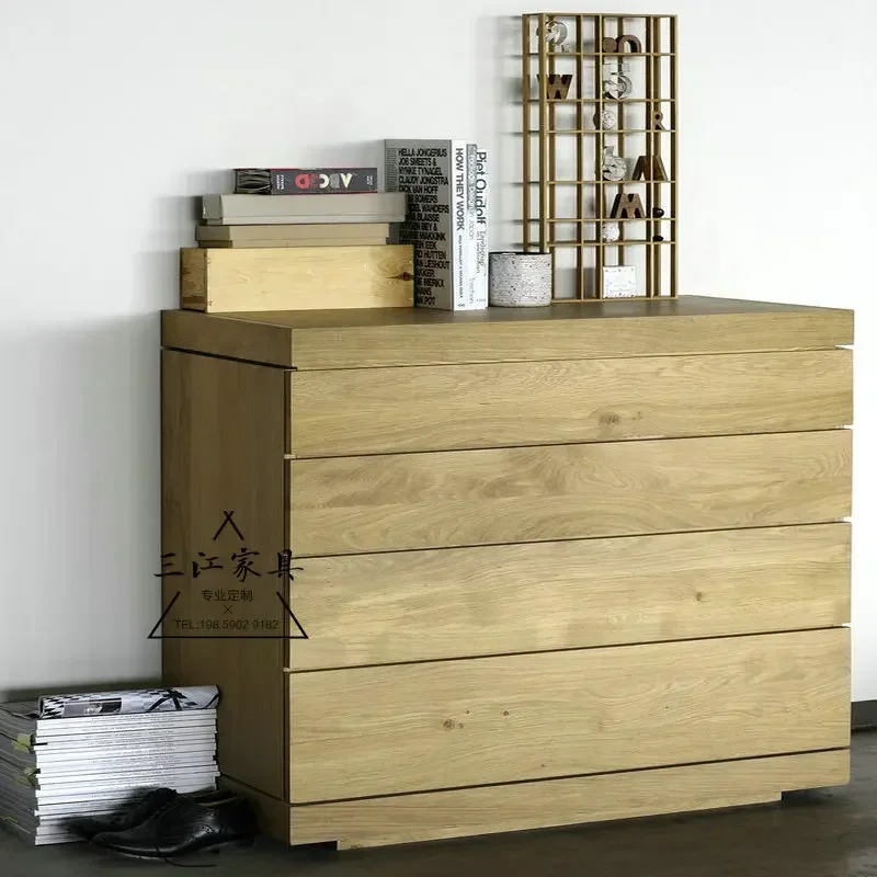 Four Drawers, Cherry Wood Bedroom Drawers, CabinetsHot SalesHot Sales