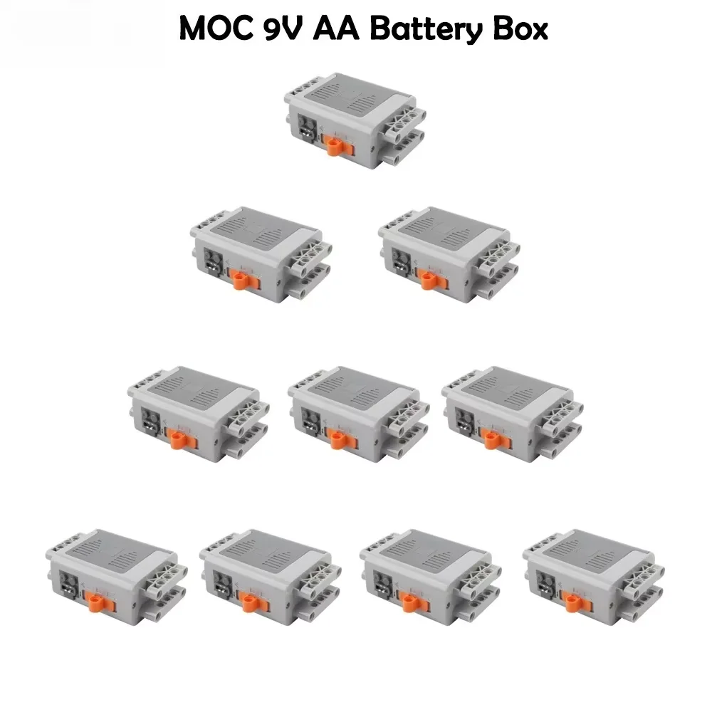 

Technical Parts 8881 AA Battery Box Compatible with legoeds Building Blocks MOC Power Functions Car Train Motor Modification