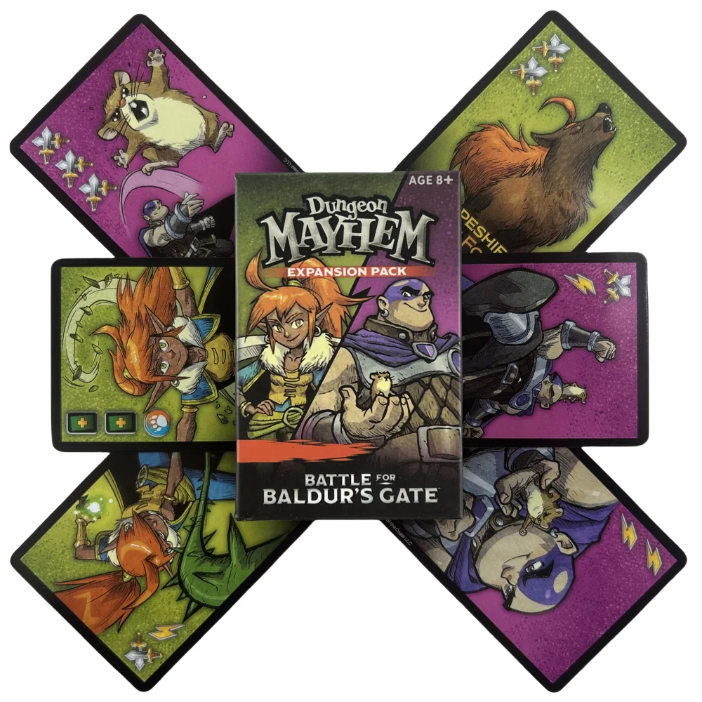 3 stijlen Familieplezier Bordspel Speelkaart Dungeon Mayhem Kaartspel Familiefeest Borddek