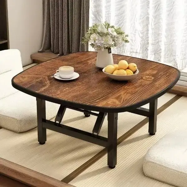 

Folding Kang Table Dining Desk, Tatami Bay Window Small Square Table, Traditional Household Low Table Wholesale