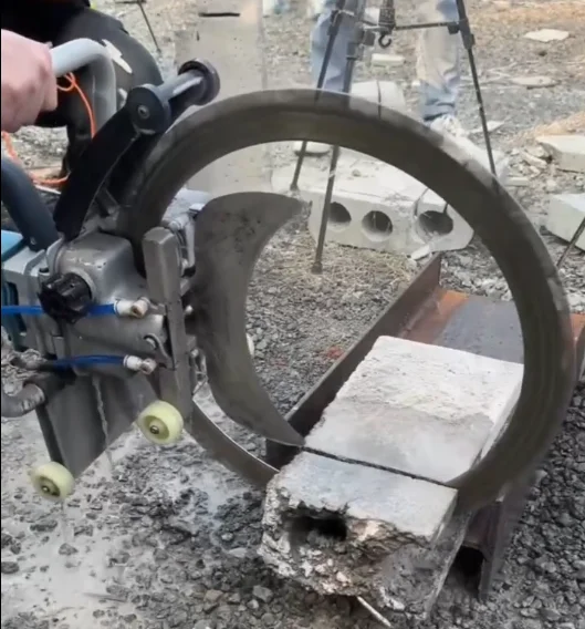 

Электрическая кольцевая пила для резки бетона и кирпичных стен, эффективный режущий инструмент