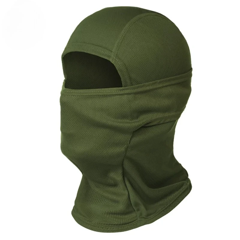 Taktische Sturmhaube, Vollgesichtsmaske, schnell trocknend, zum Wandern, Radfahren, Camping, Jagd, Airsoft, Kapuze, Fahrrad-Kopfbedeckung, Sommer, für Männer und Frauen