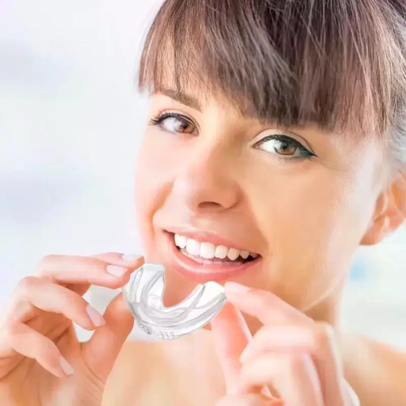 /Kuz/Braces Dental Braces Smile Teeth Alignment Trainer Instanted Silicone Teeth Retainer Mouth Guard Braces Tooth Tray