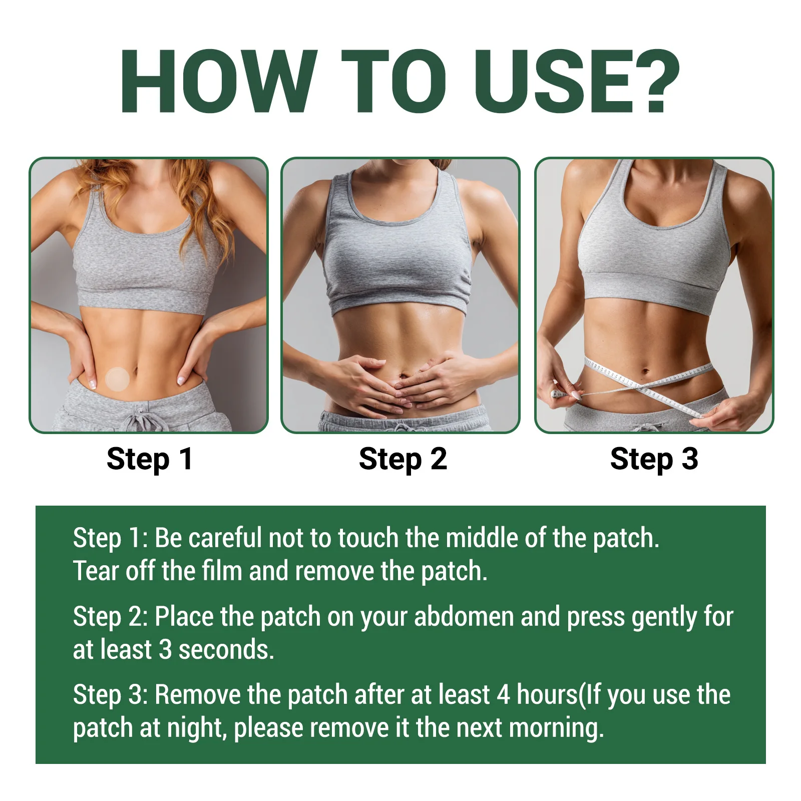 2025 GLP-1-patches Combinatie van hyaluronzuur- en plantenextracten |   Maak je een betere versie van jezelf