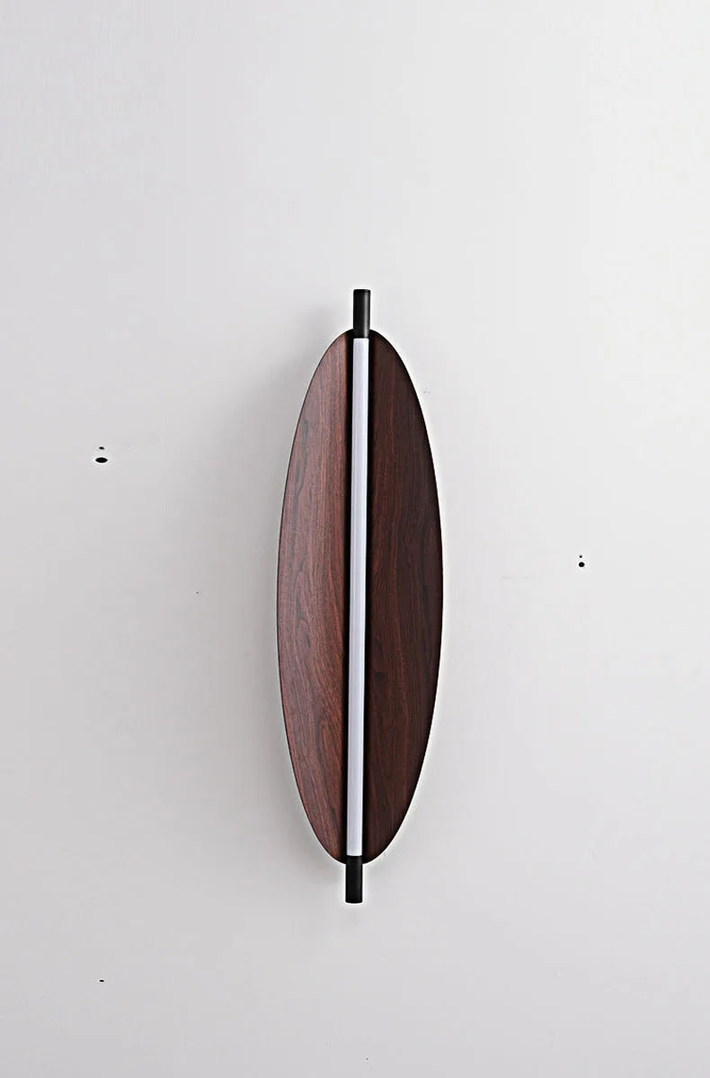 Brown Metal Leaf Home Wall Light