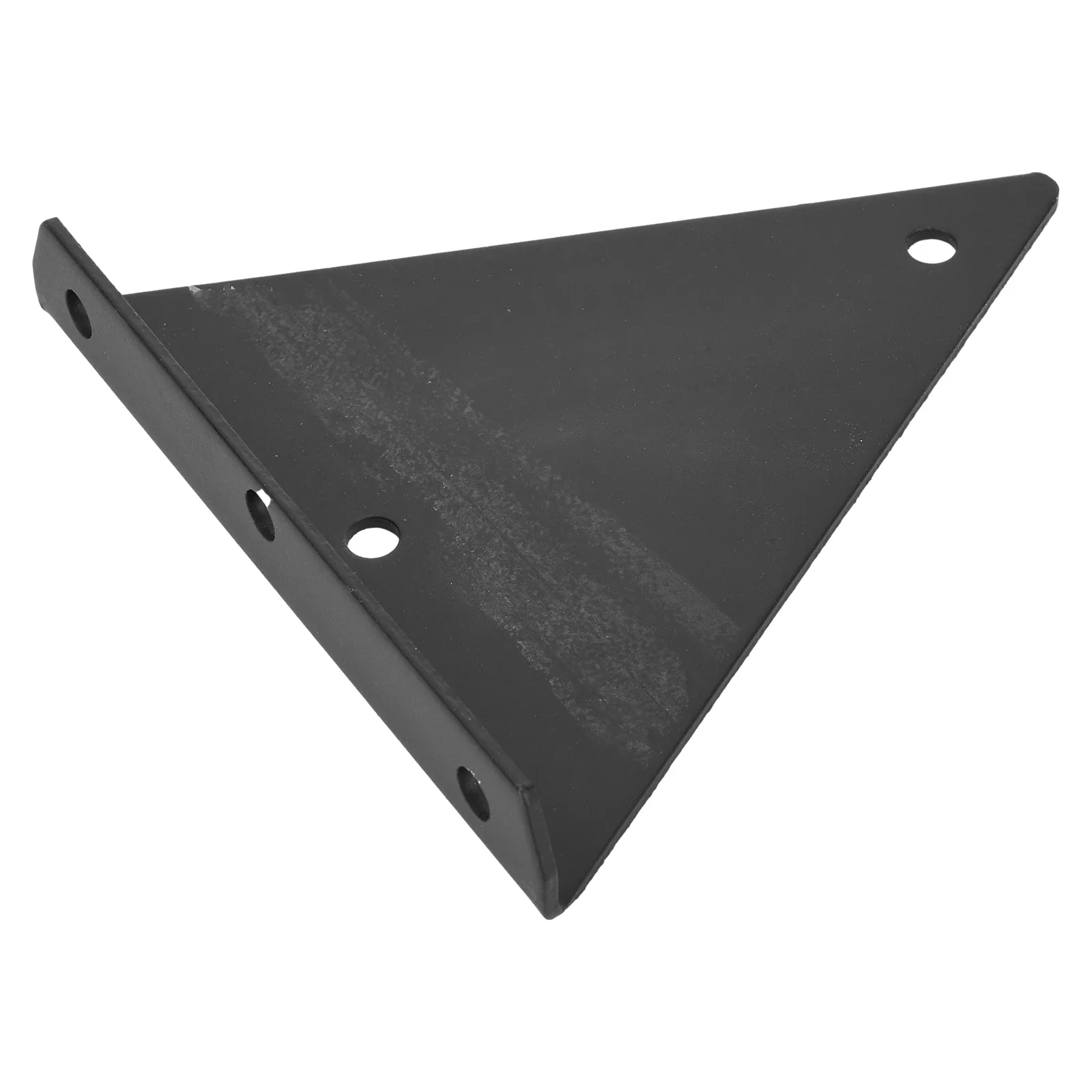 Suporte triangular de parede, prateleira, suporte de perna tripla, ângulo reto, partição fixa, móveis de mesa de ferro