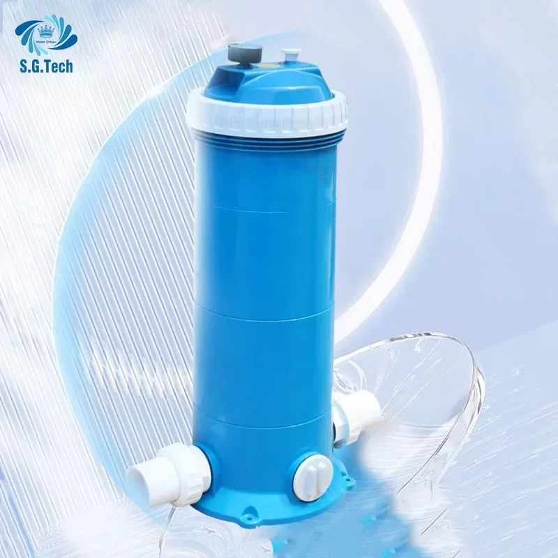 Cartucho de filtro de piscina limpador de piscina coroa de água tanque de filtro de areia industrial diâmetro 225mm