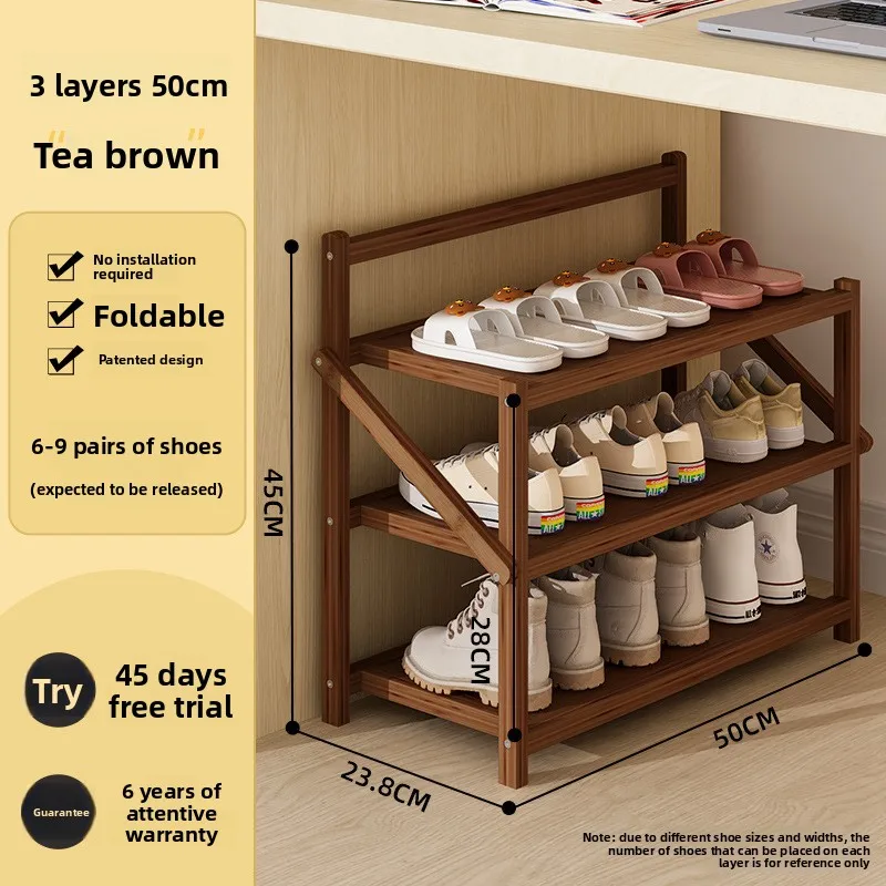 

Простая складная обувница для дома, общежития, без необходимости сборки, прочная и долговечная.