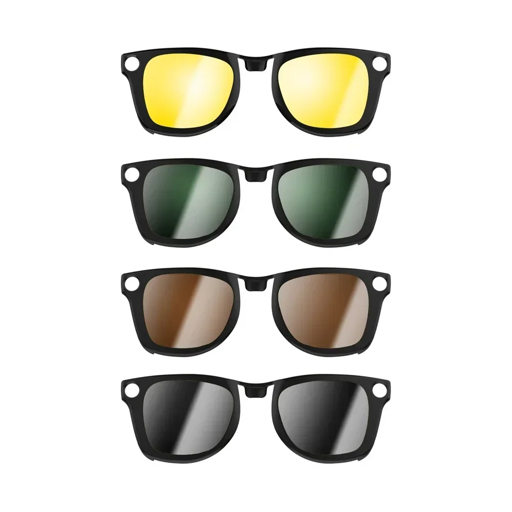 HIBLOKS – nakładki do okularów Ray-Ban Meta Wayfarer GEN1, GEN2 i GEN3 (modele RW4011/RW4012/RW4008/RW4006) – inteligentne okulary, klipsy, soczewki polaryzacyjne. — zdjęcie produktu 7