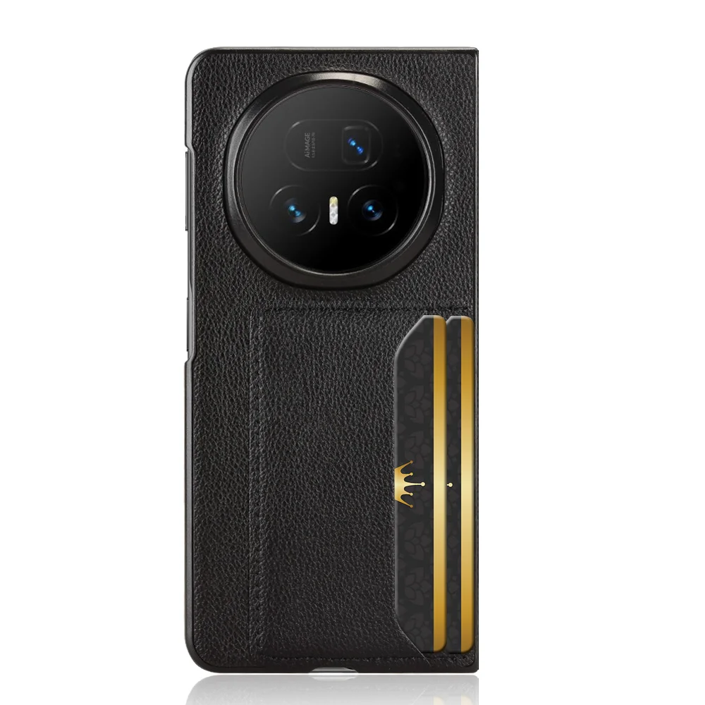 لهواوي هونور ماجيك V5 مع فتحات بطاقة الغطاء الخلفي الصلب جراب هاتف لهواوي هونور ماجيك V 5 بو الجلود واقية كوكه