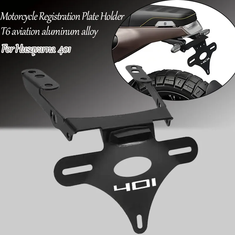 For Husqvarna VitPilen 401 SvartPilen 401 250 200 125 Motorcycle Rear License Plate Holder Frame Tail Tidy Fender Eliminator Kit