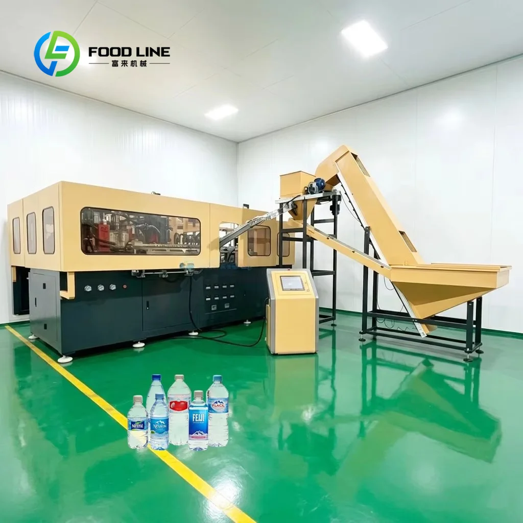 Custom Fully Automatic 9 Cavity PET Bottle Blow Molding Machine High Speed Drinking Water Bottle Making Equipment