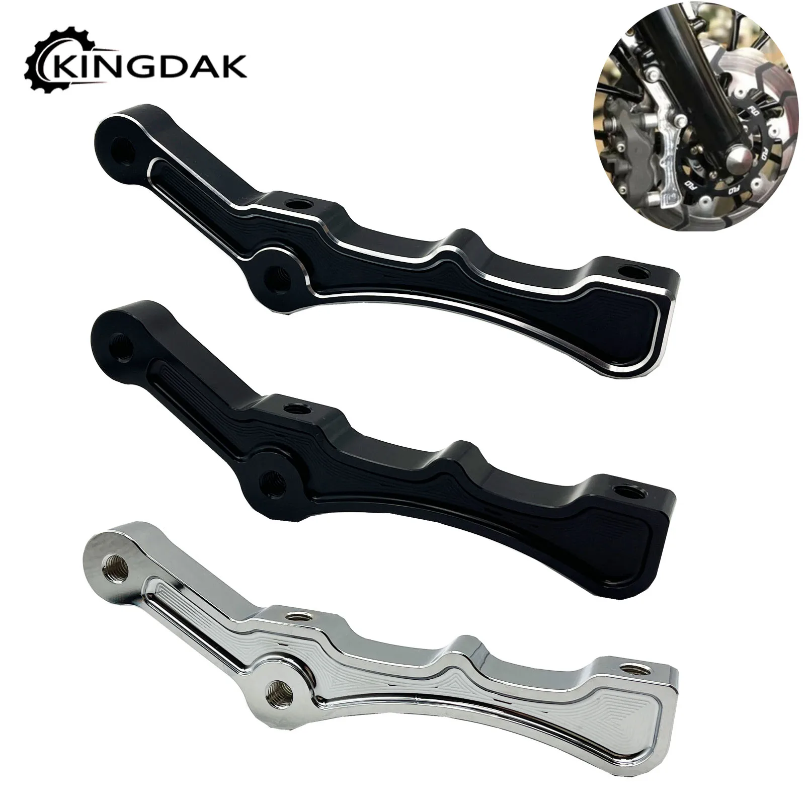 Motorcycle Radial Front Brake Caliper Mount Brake Caliper Bracket For Harley Touring Sportster Dyna Softail 11.5\
