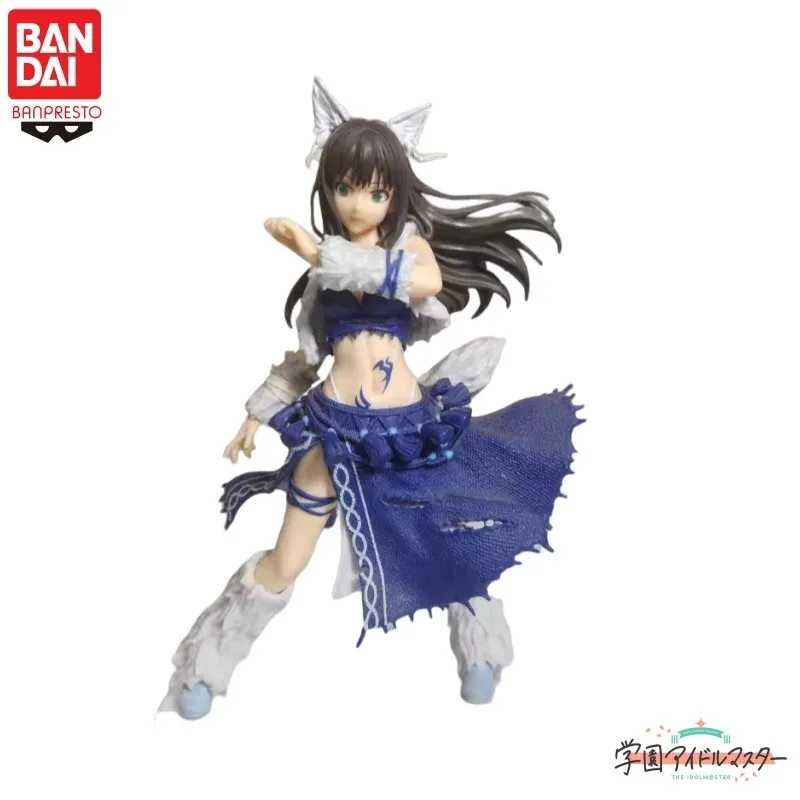 In Stock Original Bandai Banpresto The Idolmster Shibuya Rin Anime Action Figures Model Toys desktop Ornament collect Gifts