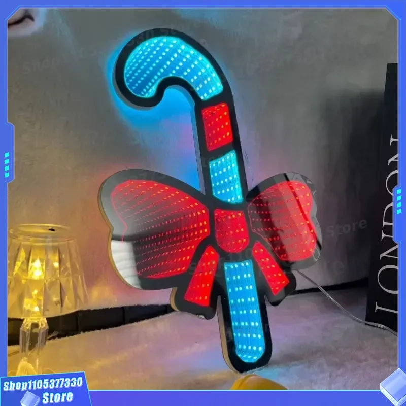 Stainless Steel Light Box Deep Mirror Stepless Lasagna Design for Performance Stage Background Wall Factory Direct Sales High