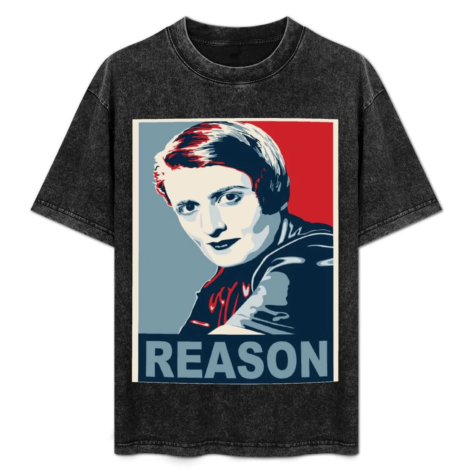 

Ayn Rand T-Shirt man t shirts cotton anime tshirt T-Shirt