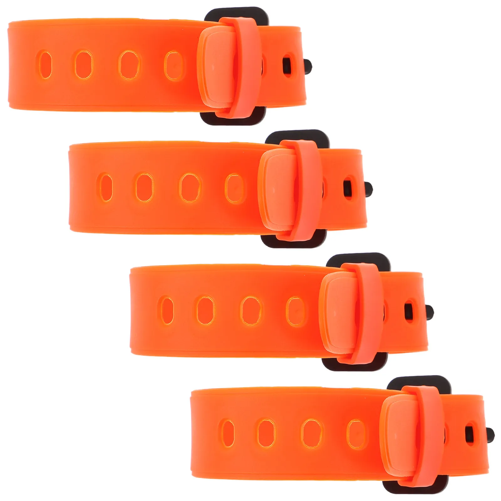 

4Pcs Adjustable Ski Straps 15 Inch Rapid Elastic Ratchet System Snowboard Binder Strap for Men Women Skiing Snowboard