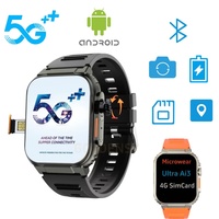 Ultra AI3 256GB 4G SIM card Microwear smartwatch Android 2.2-inch 448 * 528 Amoled health monitoring 180 ° rotating camera