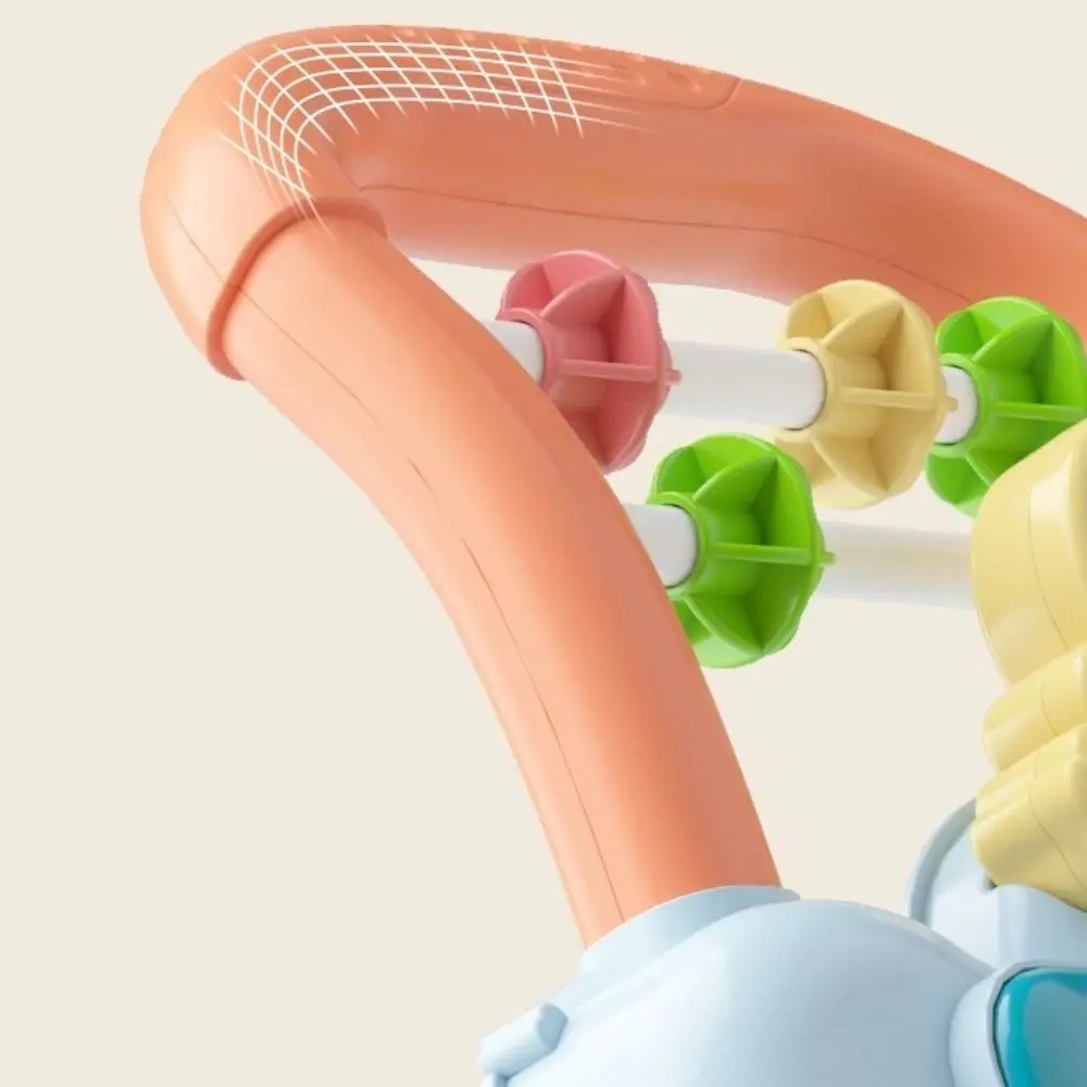 

Cartoon Baby Walker Trolley Anti Rollover Music Lights Musical Baby Push Walker Multiple Activities Sliding Walking