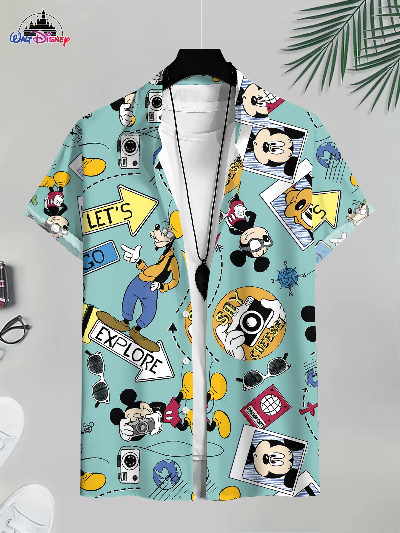 Fashion Casual 3D Print Retro Floral Shirt: Groovy Pattern Graphic Button - Up