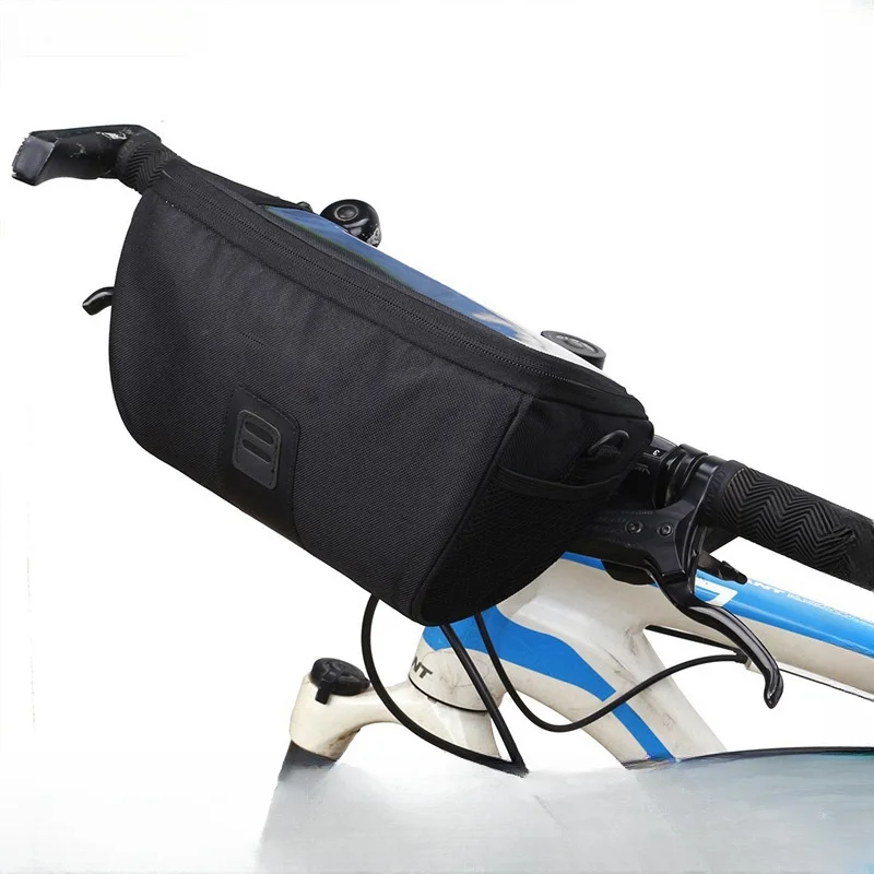 1PCS Mountain Bike Leader Bag, Screen Mobile Navigation Waterproof Bike Bag