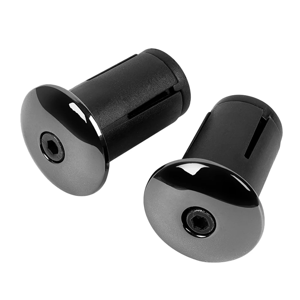 1 Pair Bicycle Bar End Plug MTB Road Bike Anti-Slip Grip Handlebar Plug Caps for Cycling Sports Entertainment