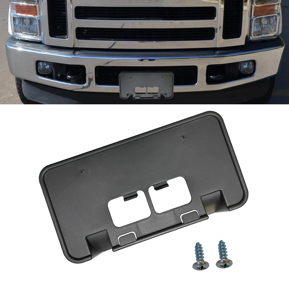 

Car Front Bumper License Plate Bracket For 2008 2009 2010 Ford F250 F350 F450 F550 Super Duty Replace BC3Z-17A385-A