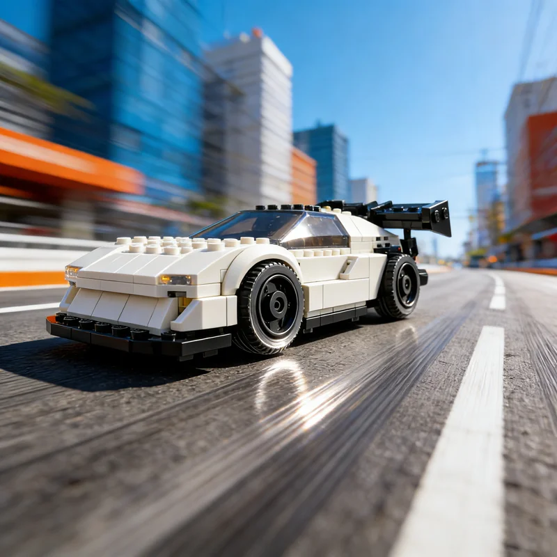 

215pcs MOC City Futuristic Drift Car Concept Model Building Blocks DIY Christmas Gifts Toy Architecture Creative Idea Education
