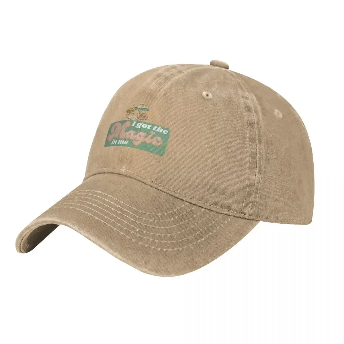 

I Got The Magic In Me Mushroom Positivity Baseball Cap Fishing cap Beach Outing Unique hats Baseball Men Women's