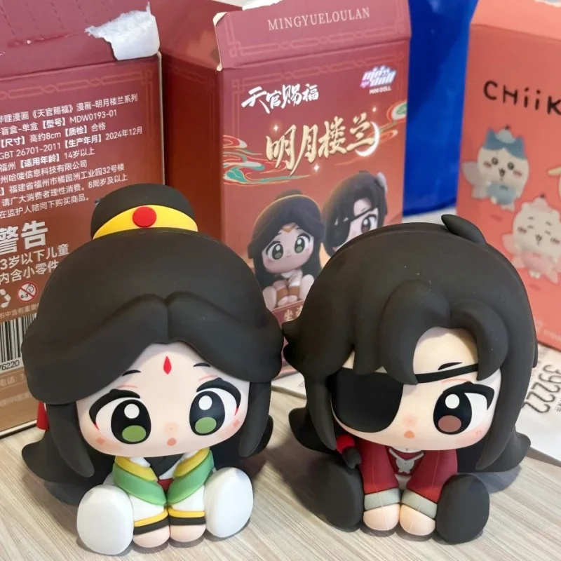 

Anime Tian Guan Ci Fu Ming Yue Lou Lan Series Blind Box Xie Lian Hua Cheng Action Figure Soft Plastic Ornament Trendy Toy Gift