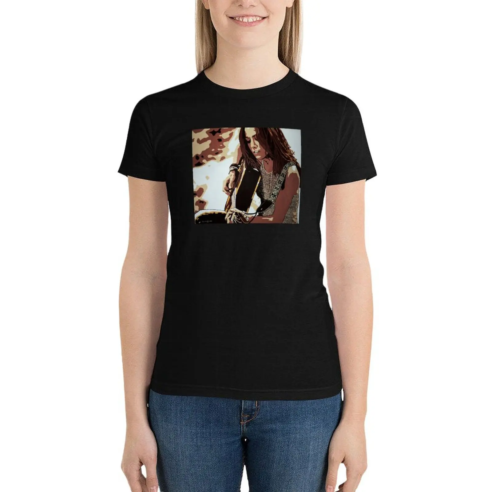 Sheryl Crow T-Shirt kawaii clothes Female clothing t shirts for Women