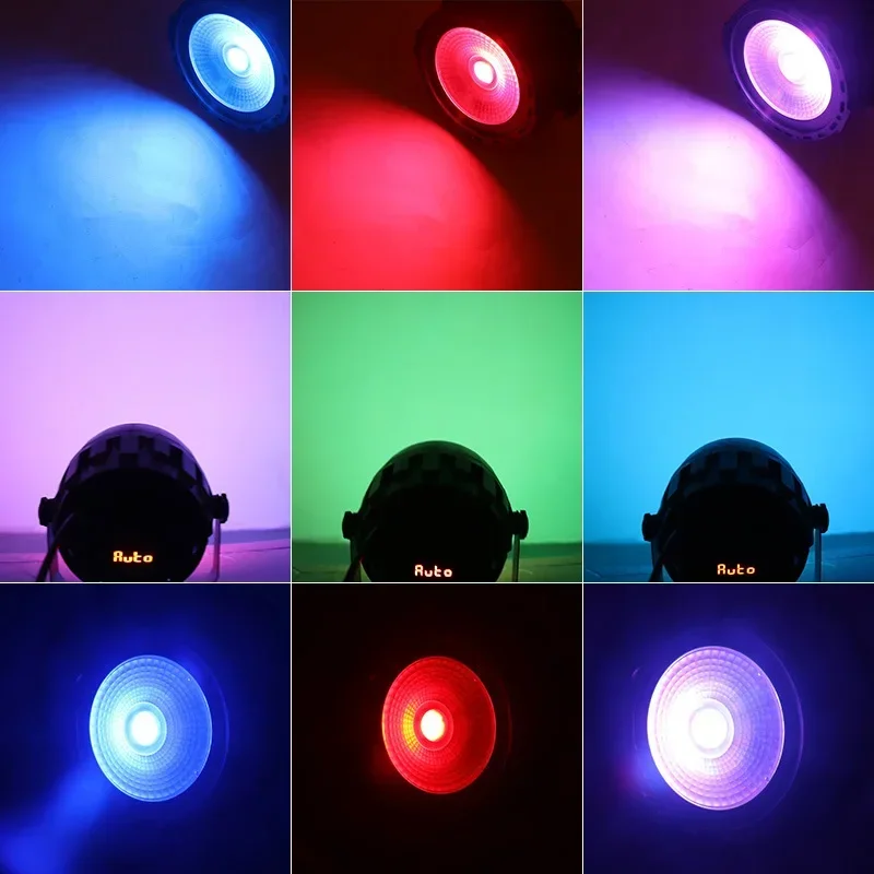 Remote Control 3-in-1 LED COB Par Light 20W RGB Stage Lighting DMX512 for DJ Disco New Year PartyParty Wedding Light