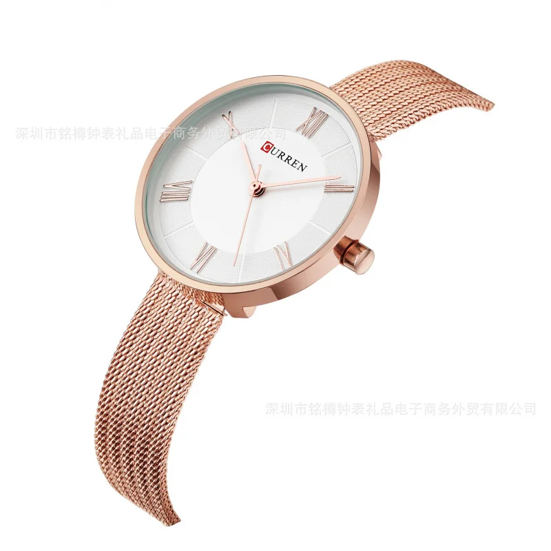 Curren 9020 Montre pour femme Montre de mode étanche Montre à quartz pour femme