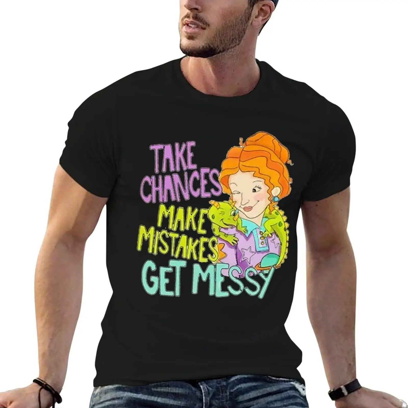 

Ms Frizzle T-Shirt t shirt man casual cotton t shirts high quality man t shirt heavy cotton T-shirt