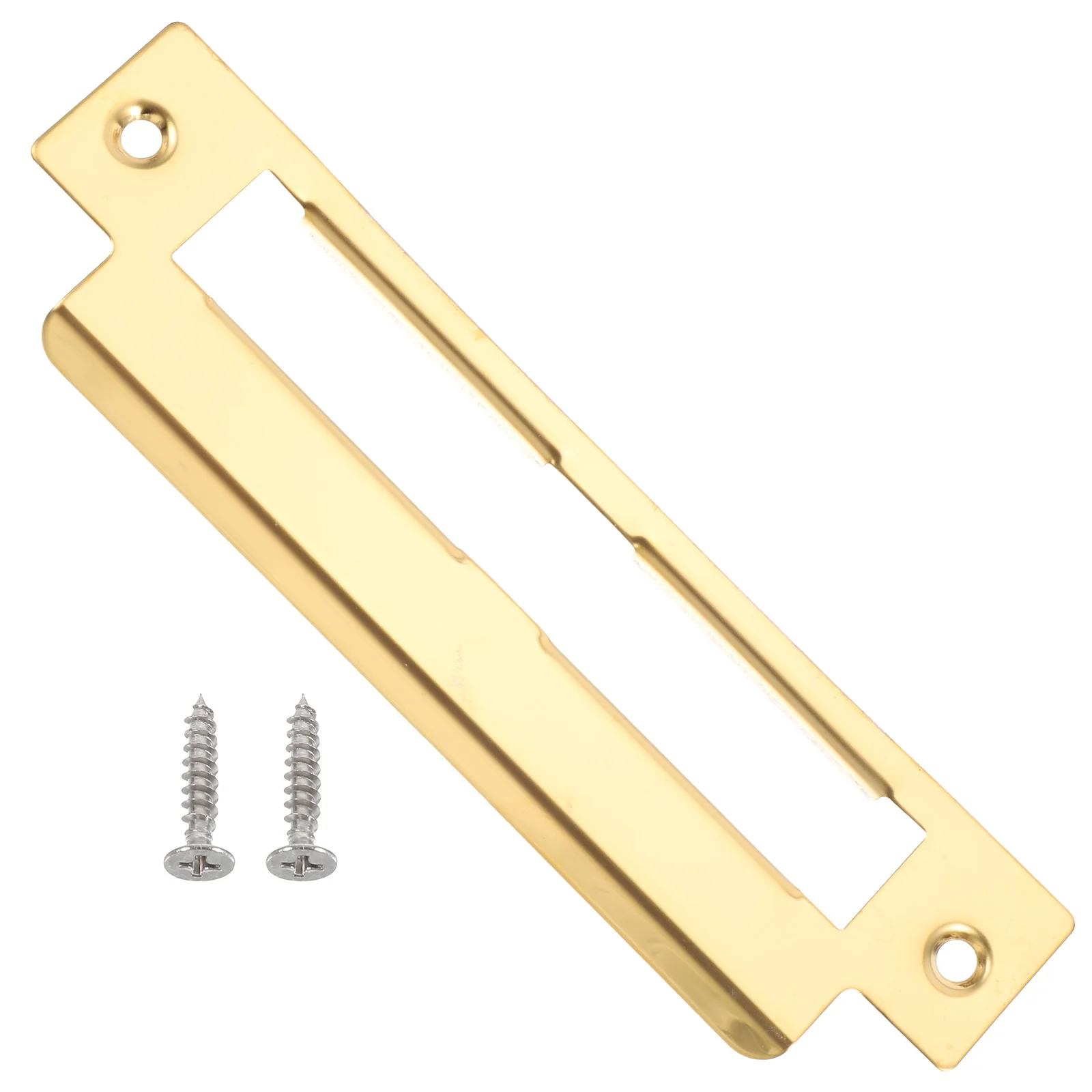 

Door Lock Accessories Reinforcement Plate Gusset Striker Plates Stainless Steel Hole Cover