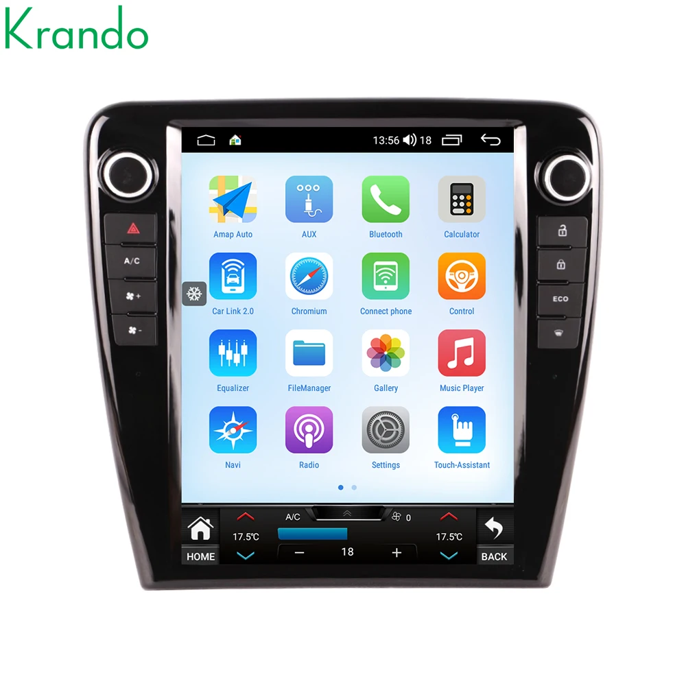 

Krando 12,1-дюймовый автомобильный навигационный DVD Android для Jaguar XJ/XJL 2010-2017, экран, головное устройство, мультимедийный плеер, Carplay 5G