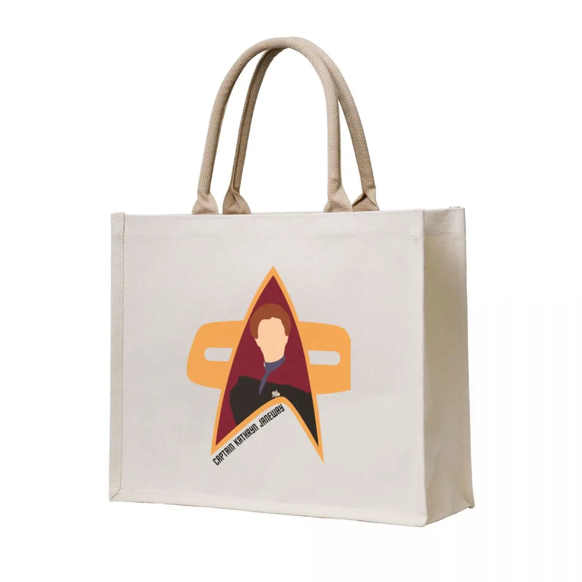 

Captain Kathryn Janeway - Star Trek, Voyager Tote Bag eco pack canvas shopping bag Reusable bags
