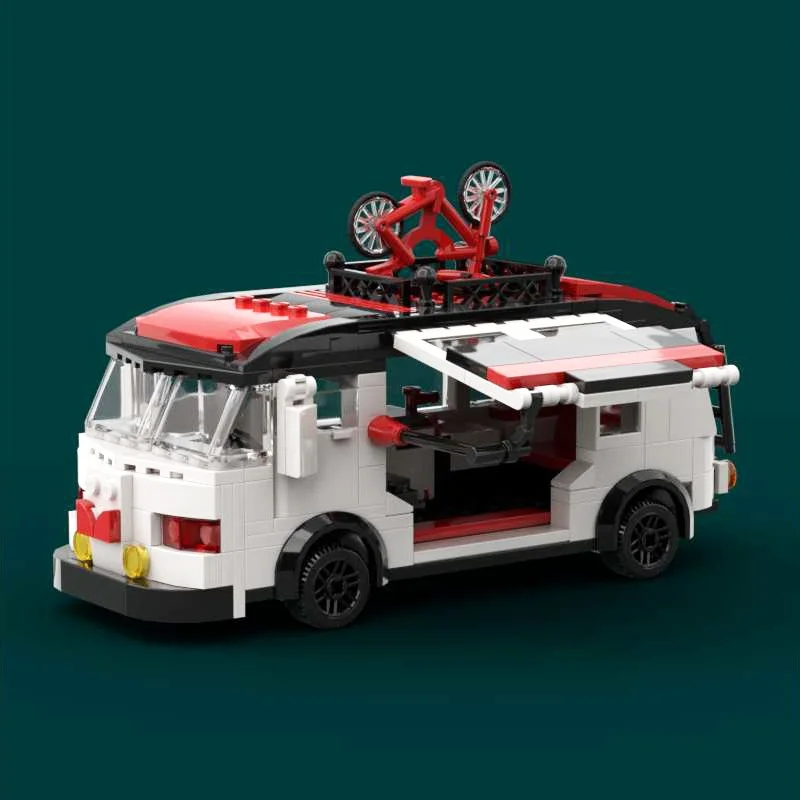 255 stücke MOC Camper Cityed Modell Bausteine Bau Montieren DIY Weihnachten Geschenke Kreative Idee Bildung Spielzeug Ziegel Kinder