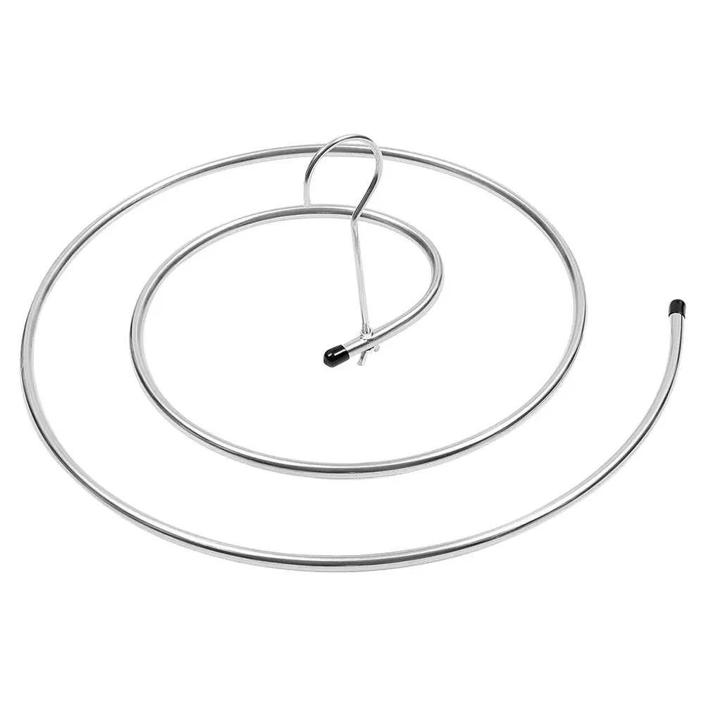 

Stainless Steel Quilt Rack Spiral Hanger Blanket Bed Sheet Drying Multi Functional Balcony Space Saving