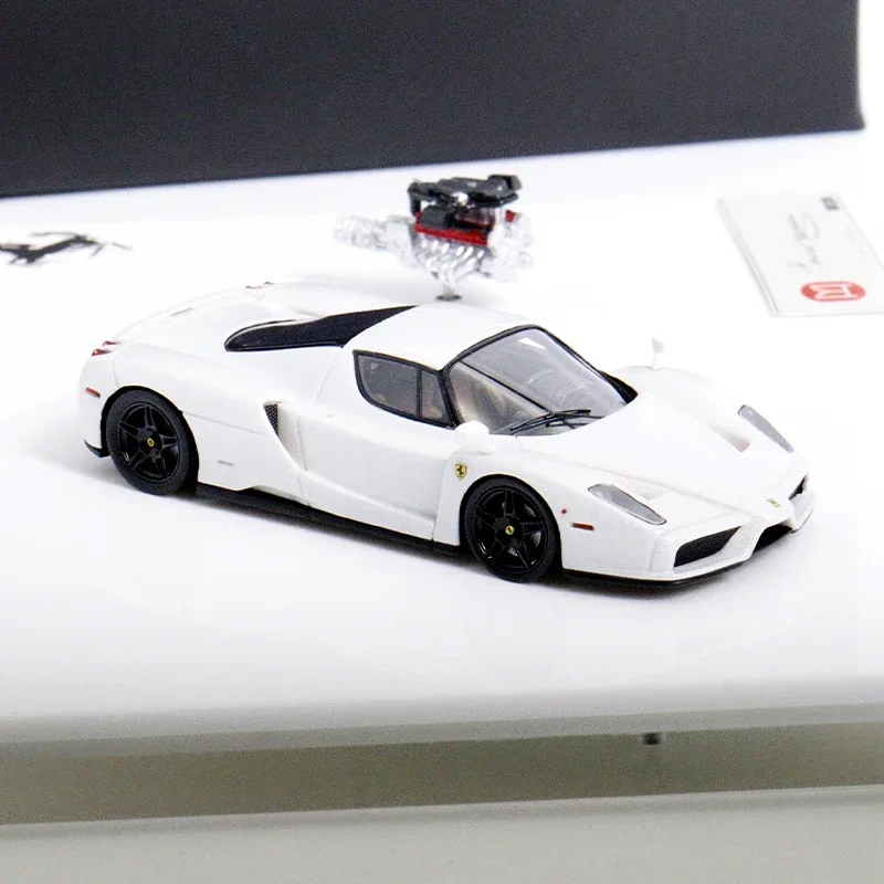 1:64 Limited edition ENZO F60, resin static miniature car fashion play model, collection display pieces, holiday gifts for boys.