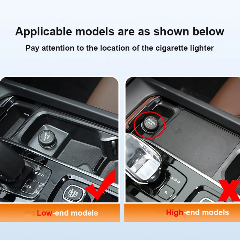 Magnetische Adsorption Wireless Charging Holde für Volvo XC60 XC90 S90 V90 V60 S60 Super Fast Charging Explansion Dock USB Typ-C