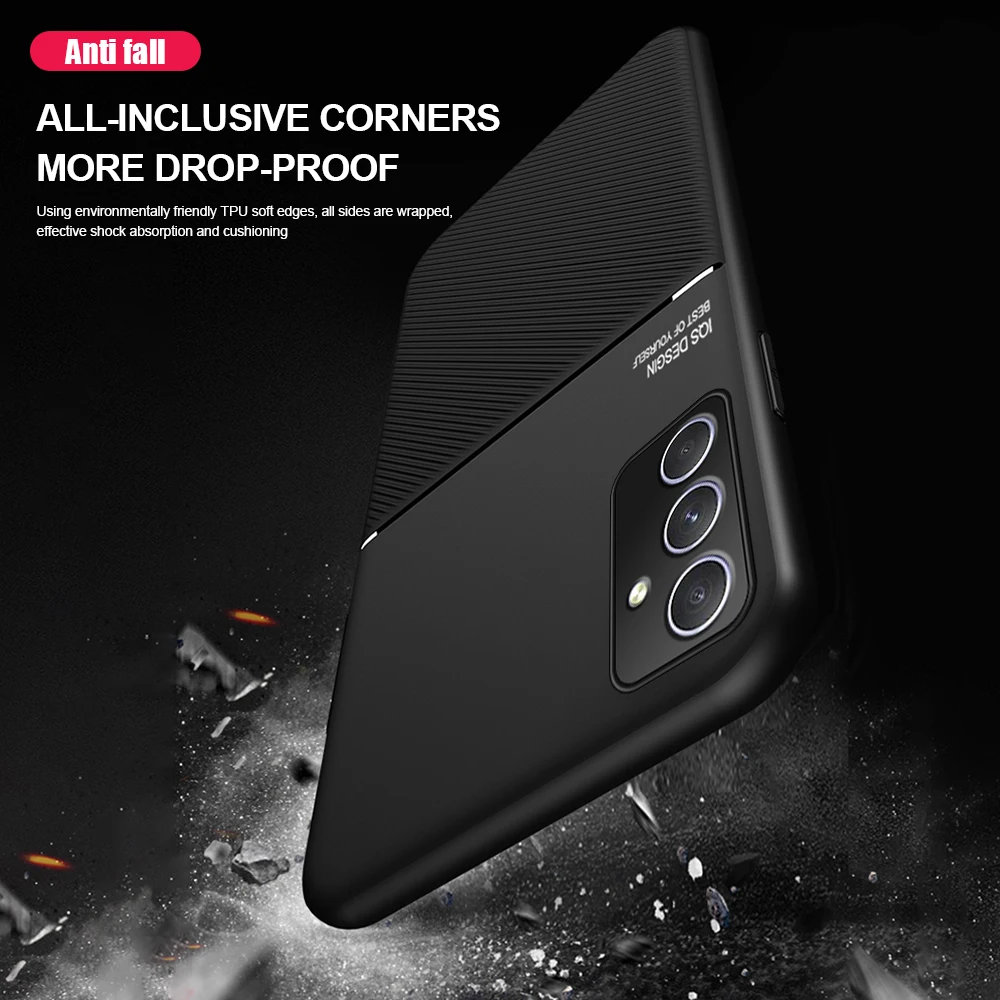 Non-Slip Case For Samsung Galaxy A57 A37 A17 A56 A36 A26 A16 A15 A25 A35 A55 A54 5G Cover Built-in Car Holder Magnetic Fundas