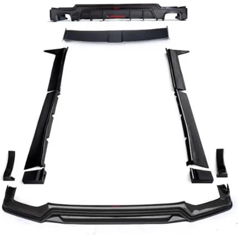 Suitable for Body Kit Compatible with Vellfire Carbon Front Lip Rear Diffuser Side Skirts Spoiler Fit Kits