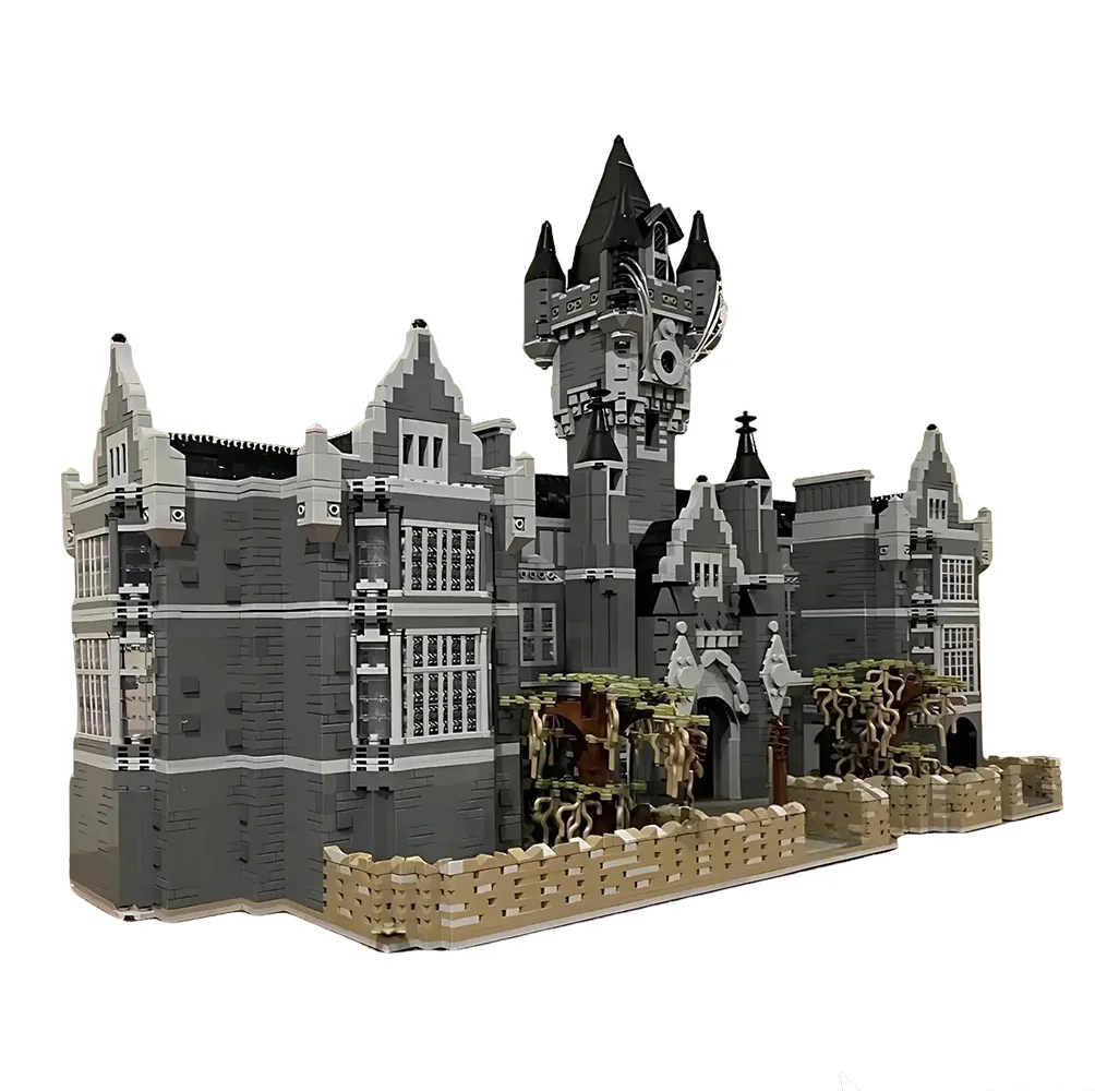 Gobricks MOC Frankensteined Spookhuis Bouwsteen Model Frankensteined Spookhuis Architectuur Bricks Speelgoed Kinderen Geschenken
