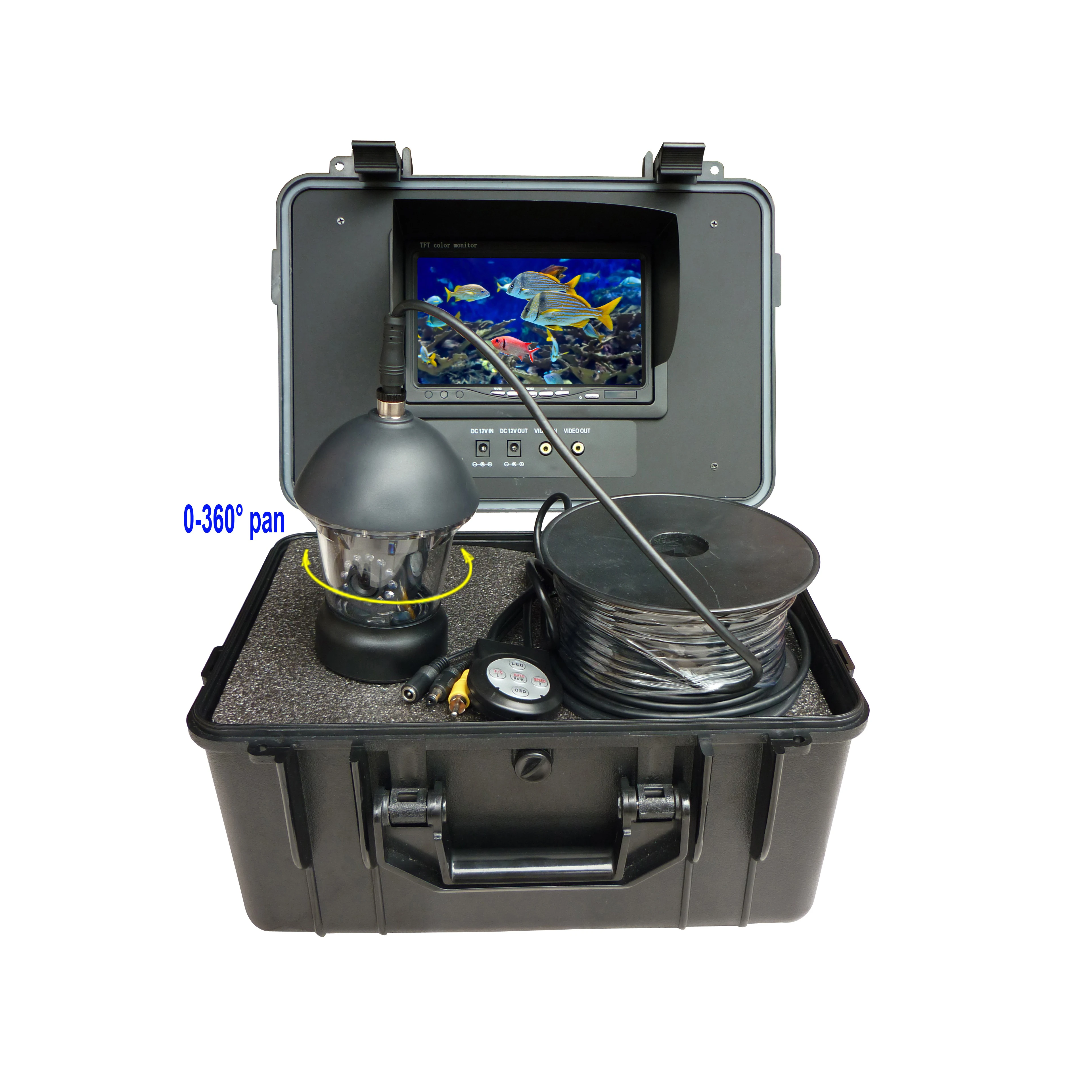 สายตกปลา 20 เมตร พร้อมไฟ LED ส - Fish Finder Sonar Gps 7 Inch บทวิจารณ์และราคา