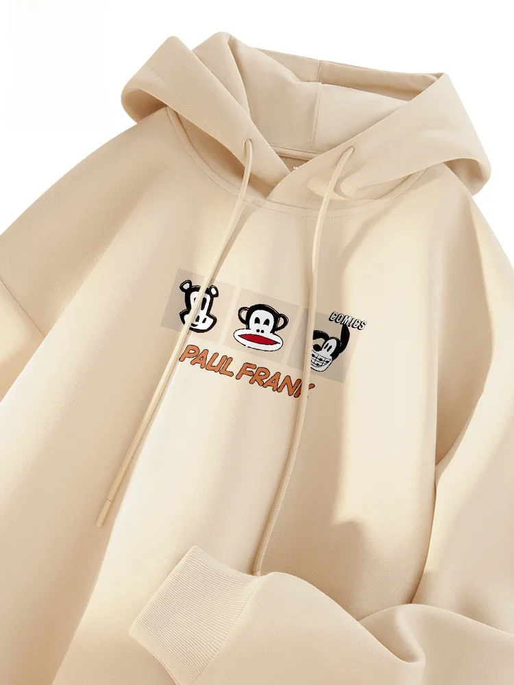 

Men's Fce Lined Hoodie Faionable Oversized Sweatirt Casual Urban Sle Long Sve Animal Print Hoodie