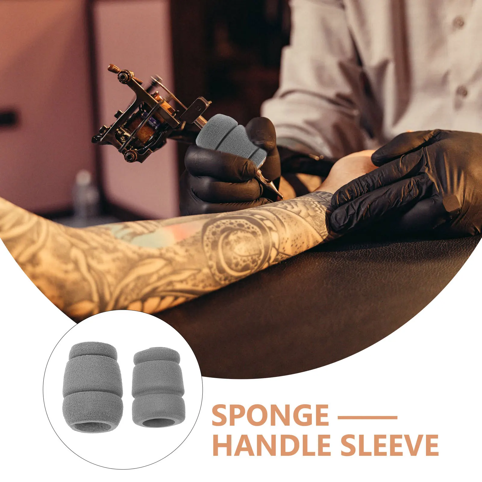 

10Pcs Tattoo Pen Protective Sponge Grip Covers Durable Flexible Nonslip Sleeve for Tattoo Machines Sponge Grip